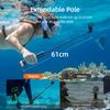 TELESIN Underwater Buoyancy Bar Diving Extendable Selfie Stick Tripod For Gopro Insta360 DJI OSMO Action Camera Accessories
