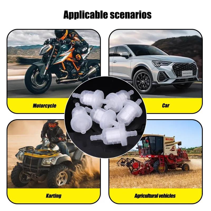 Motorcycle Fuel Filter Gasoline Gas Oil 110/125/150/175/200 Engine for Scooter Scooter Dirt Bike ATV Fuel Filters Fuel Filters5
