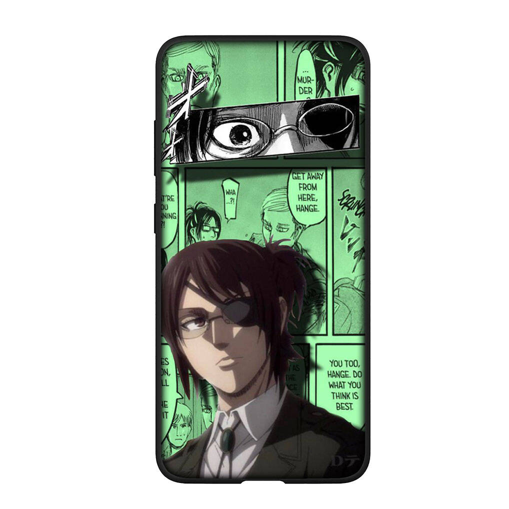 For Samsung Galaxy S25 S24 S23 S22 Ultra FE Plus A37 A57 A56 A55 A06 A16 A15 A36 A26 A35 A05 A25 A54 A34 Case Comics Attack On Titan Eren Jaeger Levi