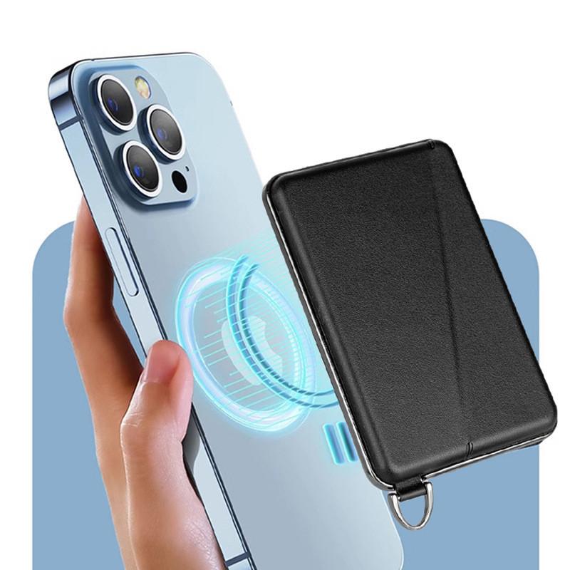 Magsafe Card Holder Wallet With Magnetic Stand For Phone And Desk Organization