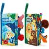 Hahaland Baby Cloth Picture Books and Stroller Toys Set of Soft and Perfect Gift for Newborn Boys and Girls (0-3-6 Months) (8-9 Months) - 2, Rustling,