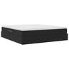 Storage Bed with Mattress Black 160 x 200 cm Velvet