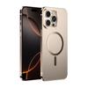 Ultra-Thin Titanium Steel Phone Case IPhone 16 Pro Max Magnetic Compatible Shockproof Matte Finish Desert