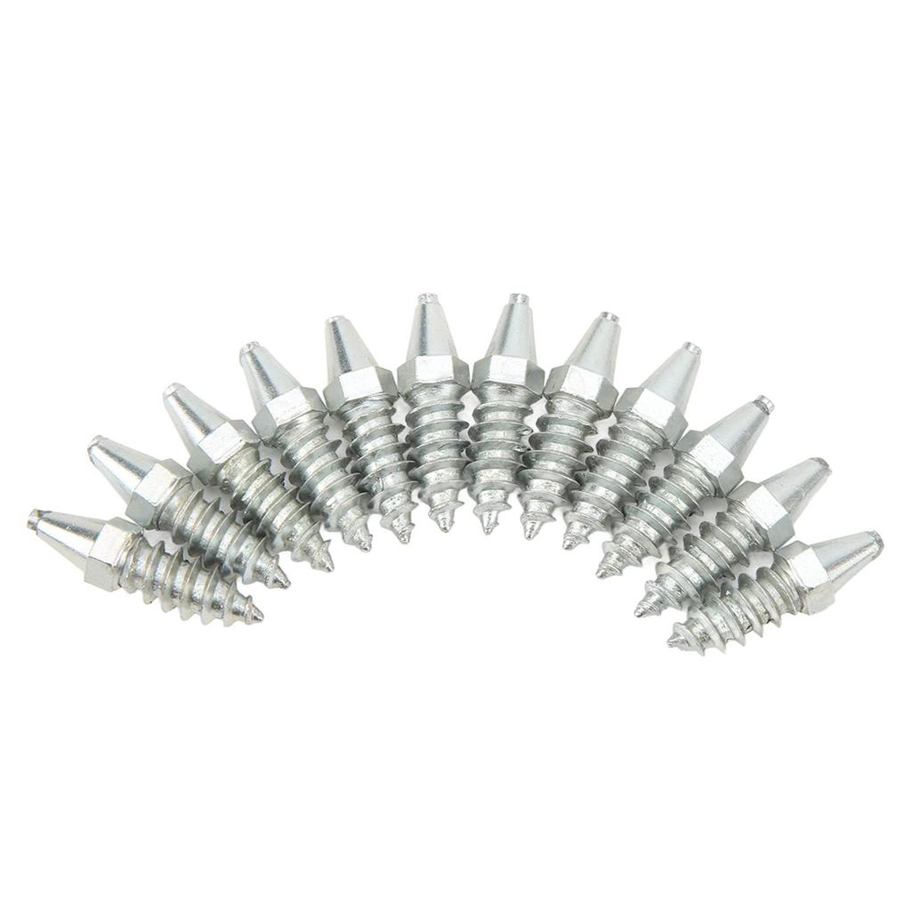50 Snow Tire Spikes, Wheel Tire Studs, Anti-Slip, Strong Grip, for Loaders, Skids, Steers, Tractors, Forklifts, and Motorcycles