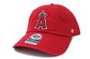 47 Brand 47 Clean Up Los Angeles Angels Red Cap