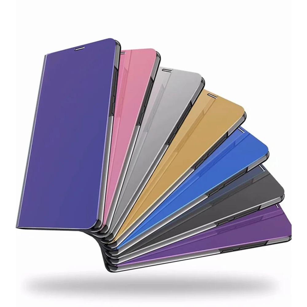 Mirror Face Phone Case for Oneplus Open Case View Plating Flip Book Stand Wallet Protection OPPO Find N3 Shockproof Cover