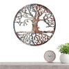 2D Iron Tree Wall Sculpture Life Tree Wall Art Silhouette Decor Bedroom Living Room Wall Decoration Supplies