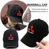 Auto Logo Baumwolle Verstellbare Baseballkappe Outdoor Kappe Auto Embleme Für Mitsubishi ASX Lancer Pajero Outlander L200 EVO Lancer EX