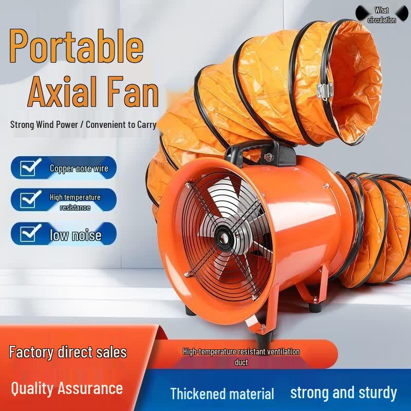 Portable Industrial Axial Flow Ventilation Fan