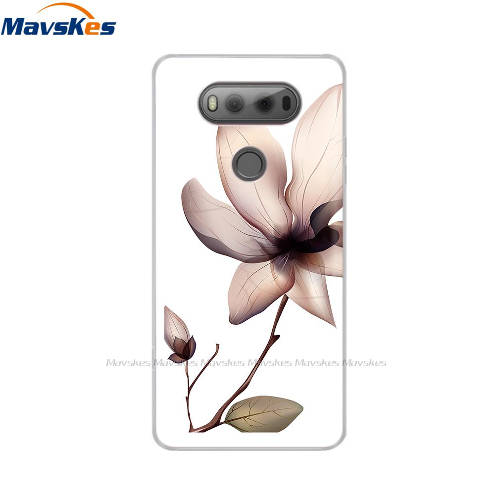 Funda Transparente para LG V20 V 20 Funda de Teléfono TPU Cubierta de Silicona Suave para LG V20 Capa Patrón Lindo de Flores Animales Cubiertas Traseras