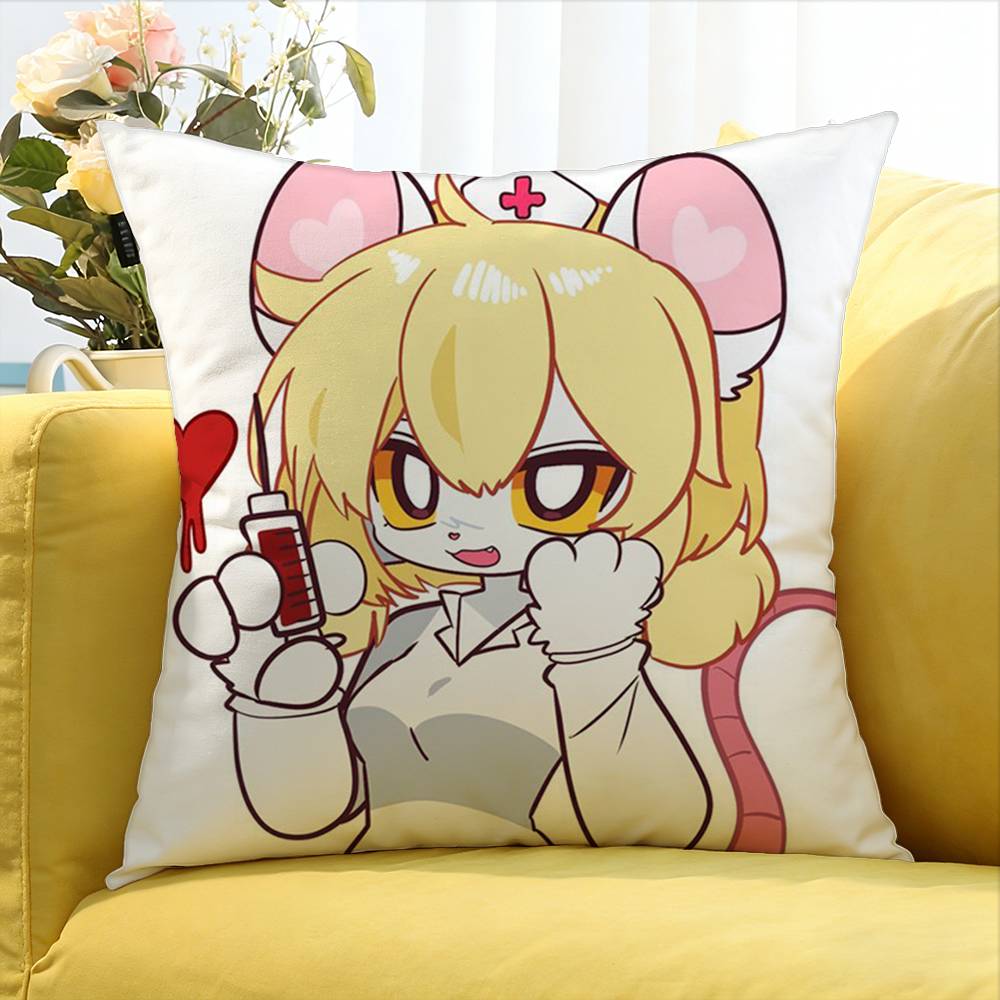 Terrible Mouse Lorna World Various Sizes Square Pillow Case For Car Home Bedchamber Decor