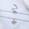 Witchcraft Witch Knot Pendant Necklace for Women Stainless Steel Geometric Choker Neck Chains Vintage Amulet Jewelry Gift