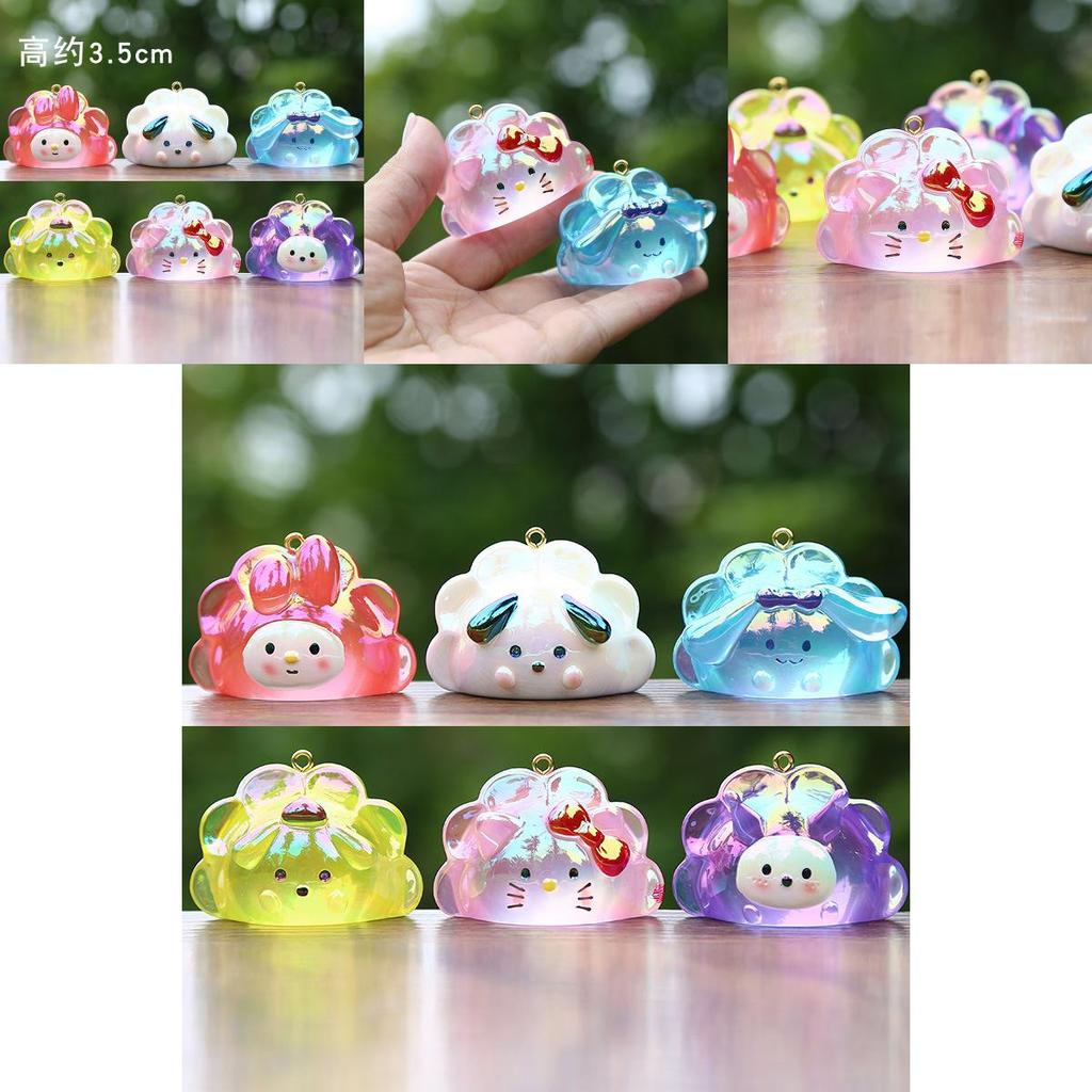 Adorable Pat-chan Dog Figurine Resin Model For Desktop And Car Decoration