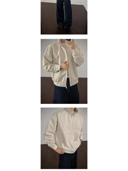 Veste de travail américaine Coach pour homme: Marque Tendance Automne, Style High Street, Top Sport à Col Montant