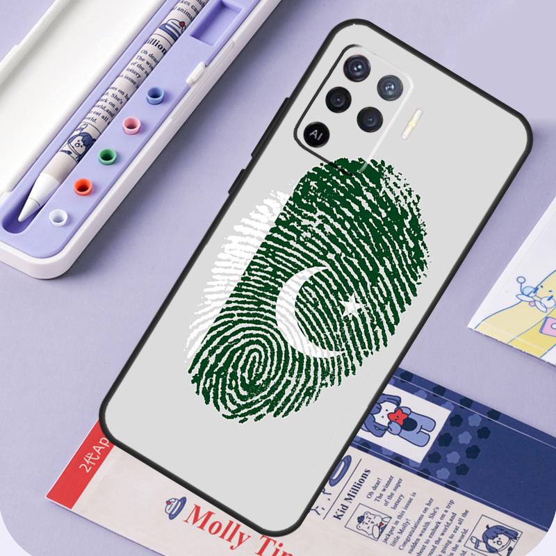 Pakistan Flag For Oppo A60 A80 A40 A94 A74 A54 A15 A18 A38 A58 A78 A98 A16 A76 A96 A57 A17 A77 A5 Pro Case