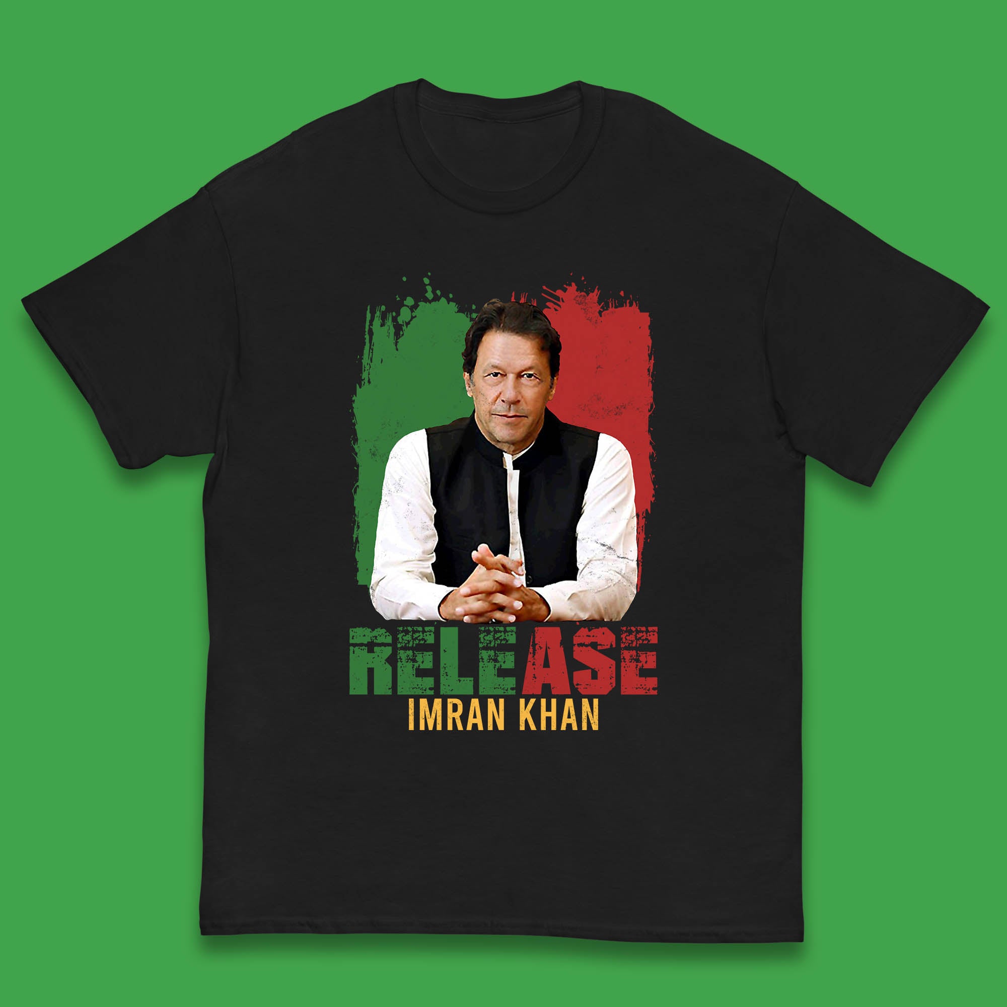 Release Imran Khan Prisoner No 804 Stand With Imran Khan Pakistan Kids T Shirt 110