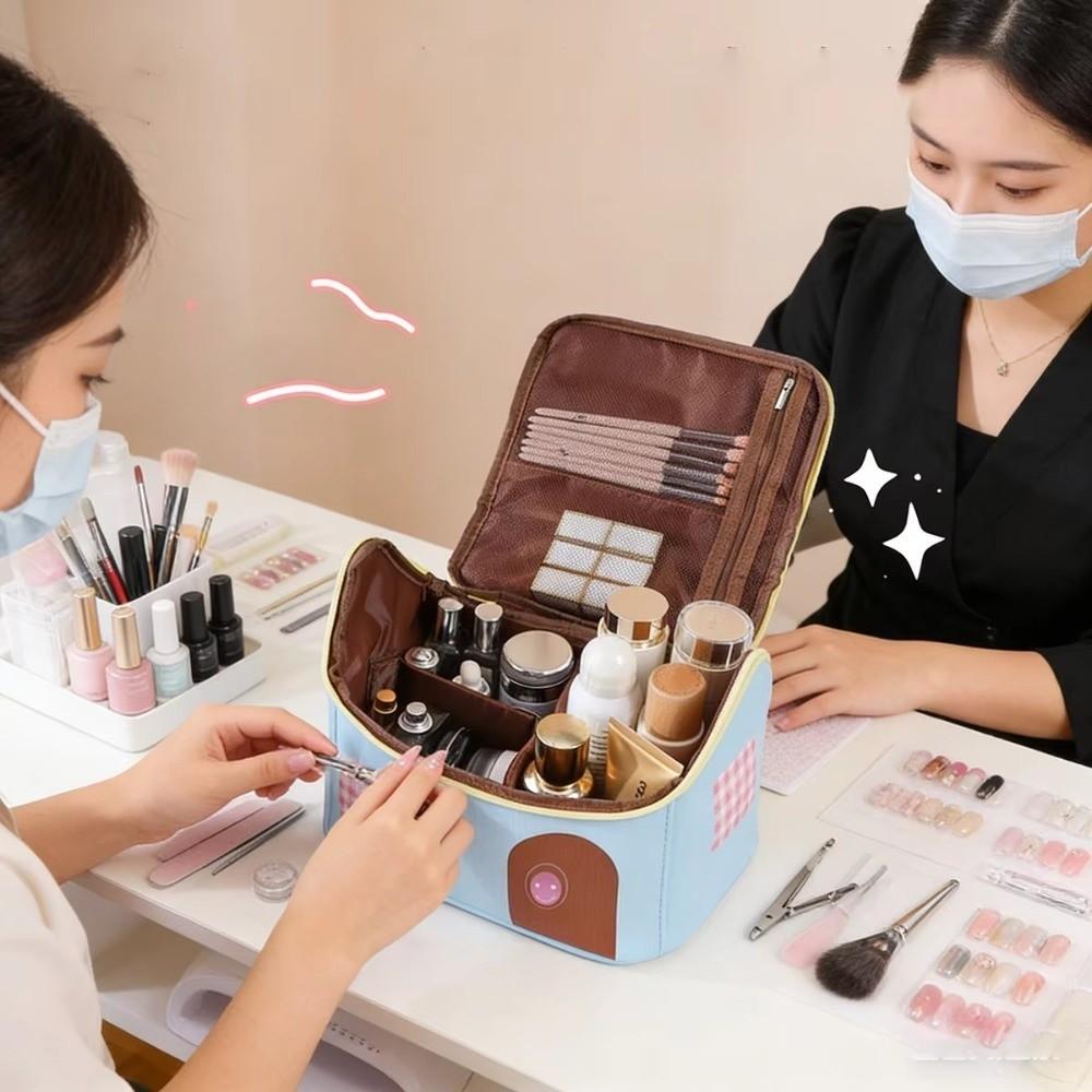 Waterproof Makeup Bag Large Capacity Storage Bag Stylish Portable Toiletry Organizer  Home Storage