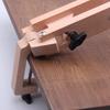 Hand Sewn Wooden Clip, Adjustable Clamping Desktop Foldable Leather Sewing Tool DIY Sewing Holder