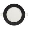 Lot de 10 Dalles LED 3W 2700K 110lm Noir IP20