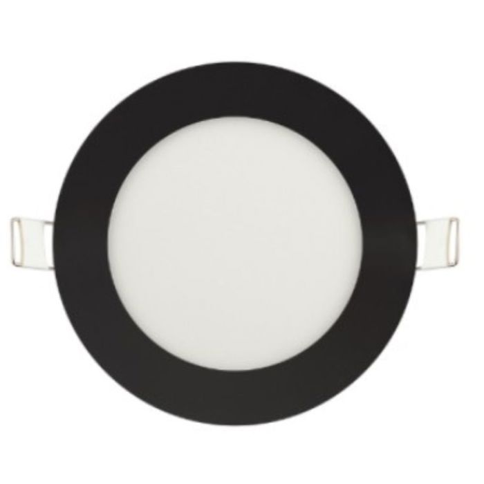 Lot de 10 Dalles LED 3W 2700K 110lm Noir IP20