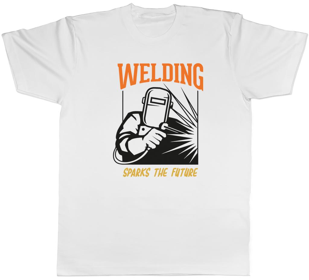 Welding Unisexs TShirt Sparks the Future Metal Welder Tee Gift