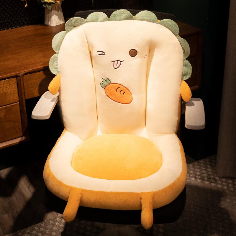 Подушка для пукания Подушка для стула Подушка для сиденья Подушка для спинки Один офис Сидячий стул для общежития Студенческий стул Подушка для ягодиц Ленивый пол 45x45 5119₽