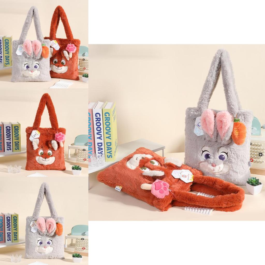 Zootopia Judy Plush Shoulder Bag With Large Capacity For Kids And Teens