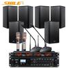SHILE Three-Zone Bluetooth Wall-Mounted Audio System CN Plug (adapter Included)
