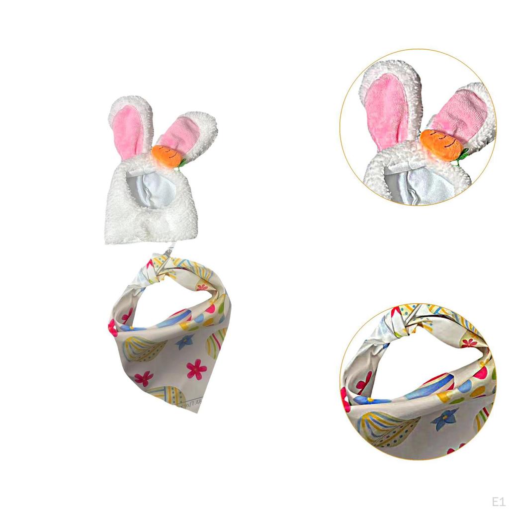 2-teiliges Gänse-Outfit-Set Hut und Lätzchen Gartenstatue Kostüm Kleidung für Geburtstagsfeier