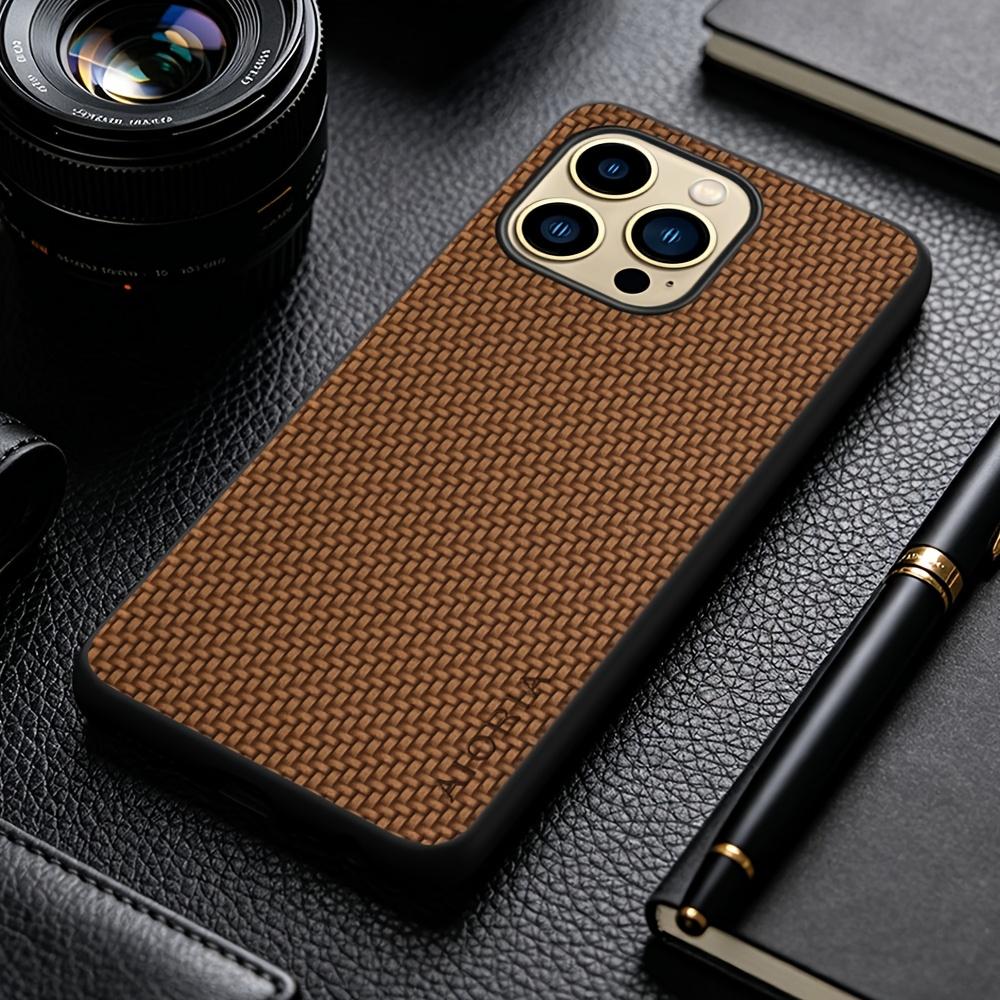 Phone Case: New Fashion Phone Case for iPhone 15 14 13 Pro Max Plus Business Casual Faux Synthetic Leather Phone Cover