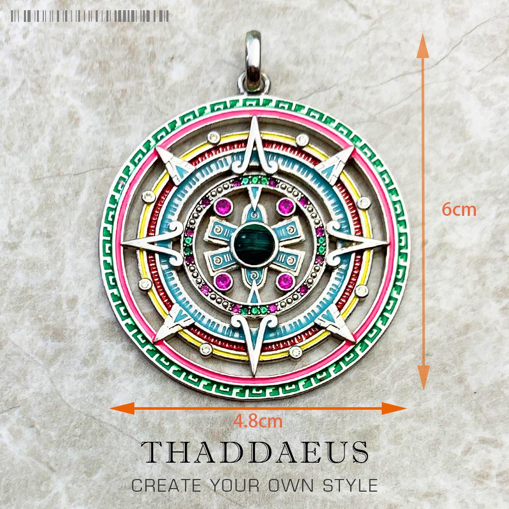 Amulet Magical Lucky Symbol Tree Flower Karma Whell Sun Bird Butterfly Pendants Jewelry 925 Silver Gift For Women Men