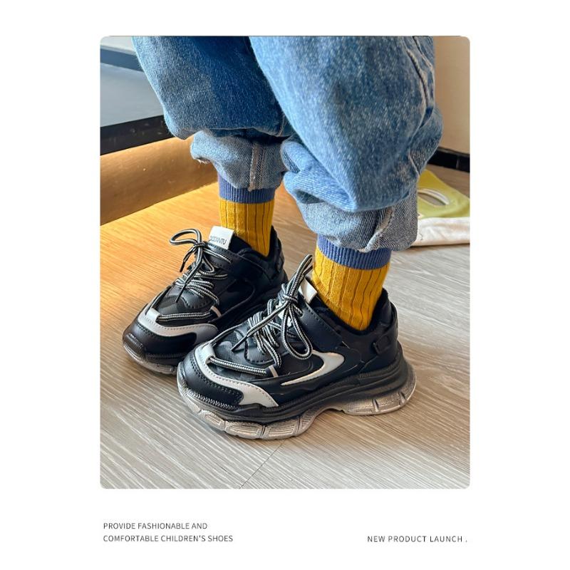 Новые осенние и зимние детские спортивные туфли для девочек — фото 11