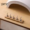 Fake Nail Display Stand Art Practice with Wooden Base, Magnetic Press-on Holder for Painting Nails, False Home Salon Base