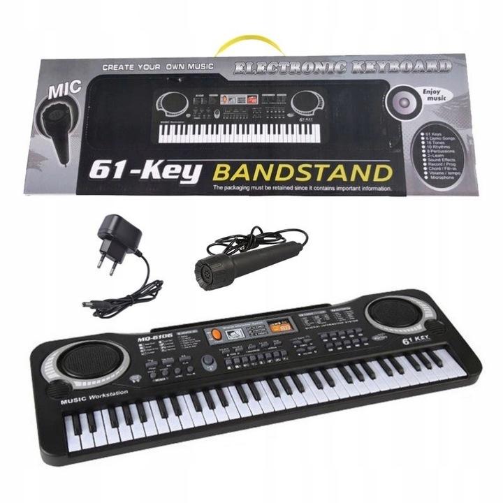 Keyboard Pianino Organy Dzieci Pianinko + Mikrofon