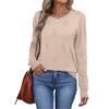 Women Fashion Pullover Sweater R-Neck Long Sleeve Shirts Blouse Knit Casual Cozy Clouds Top