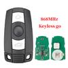 Liberty 315/868MHz Keyless Go Fernbedienung Smart Key für BMW 3er, 5er Serie CAS3 X5 X6 Z4 E70 Auto ID46 PCF7953 Komfortzugang Freihändig
