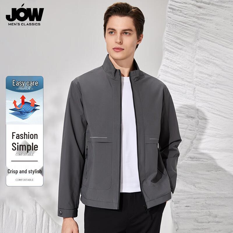 JOW Men's Stand Collar Wrinkle-Free Jacket
