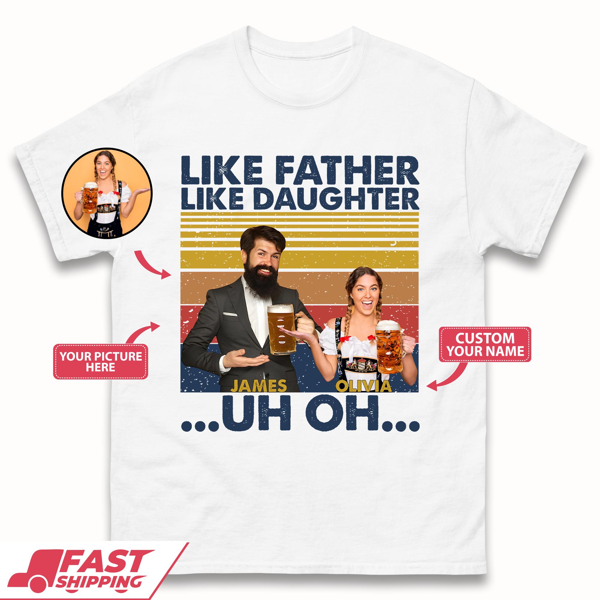 Like Father Like Daughter Mens T-Shirt L