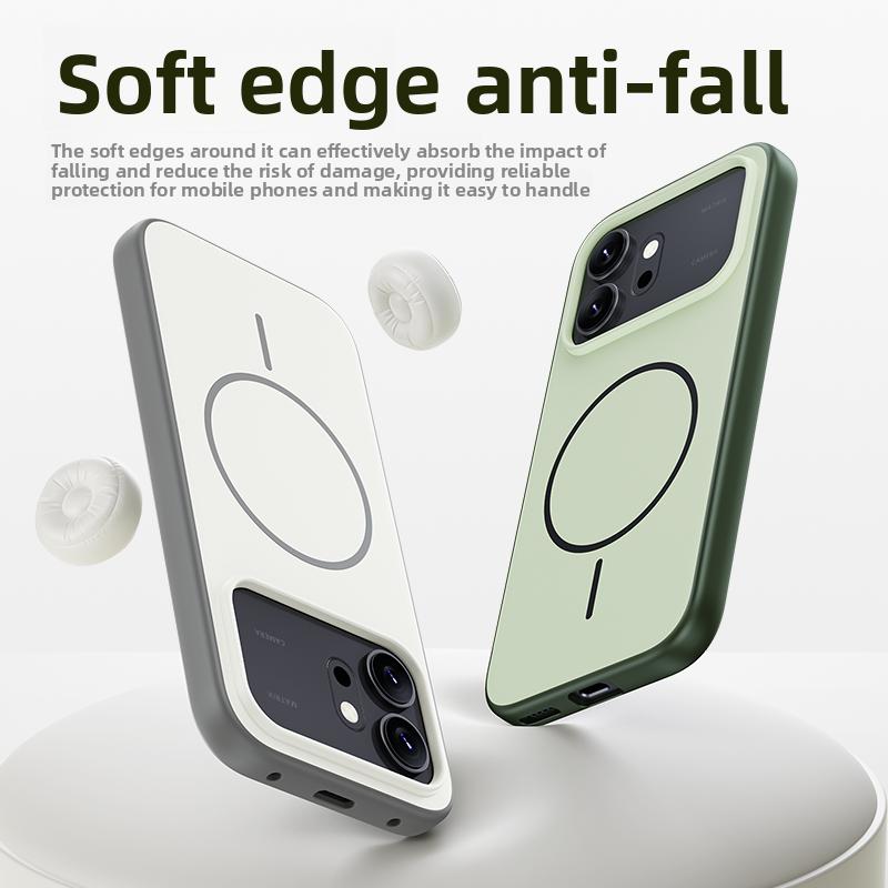 Custodia Rigida in Silicone Magnetica per Ricarica Wireless Cover Posteriore Protettiva per Huawei Honor 600 Pro per Honor 600 600Pro Guscio