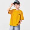 Daduoja Boys' Embroidered Pure Cotton Cool-Feel Short Sleeve T-Shirt