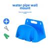 Wall-Mounted Hose Reel with Car Wash Water Gun and Storage Rack