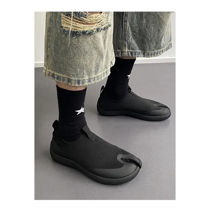 Tabi Shoes for Men and Women Breathable for Autumn 2026 Knit Mules for Couples Soft Soled Casual Split Toe Slippers Trendy 36-45