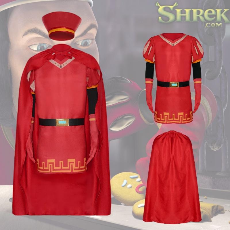 Potwór Shrek 4d Maximus Farquaad Pan Kostium Cosplay Halloweenowa Impreza Przebranie