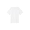 Nike Men's White Solid Color Embroidered Logo Basic Short-Sleeve T-Shirt