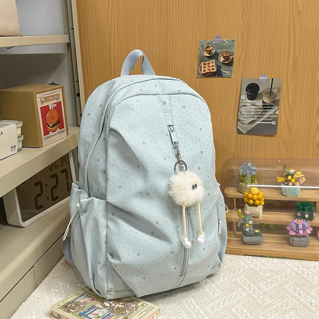 Schoolbag New Schoolbag High Value Korean Ins Girl Heart Leisure Travel Light Backpack Gypsy Star Student Backpack