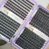 10/20/32Rows 12-16MM Thick Grafting Fake Eyelashes Curvature D DIY Lashes Extension  Daily