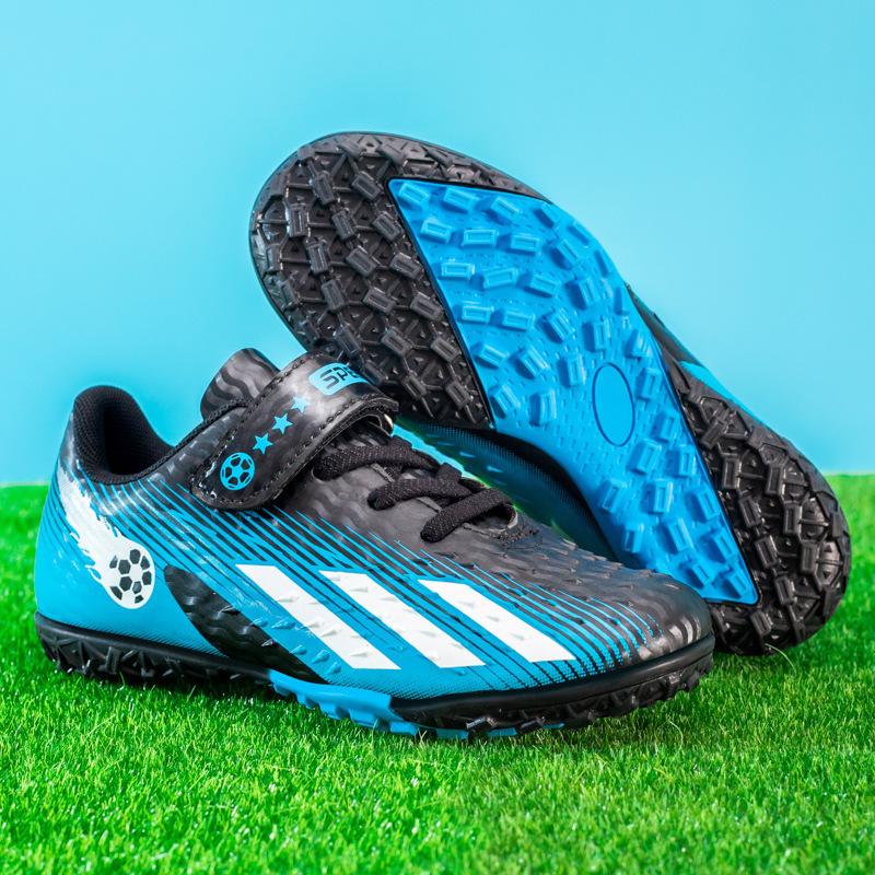 Primary And Secondary School Students Nail Leather Long Nails Professional Training Shoes Broken Children S Football Shoes Men S Velcro 35