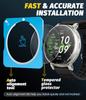 5-1pcs Tempered Glass with Auto-alignment Install Kit for Amazfit Active 3 Premium Screen Protectors HD Glass Protective Films