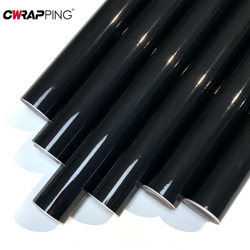 Car Film Glossy Matte Black Sticker PVC Vinyl Wrap Auto Body Decoration Foil DIY Covering Films for Motorcycle Car Accessories