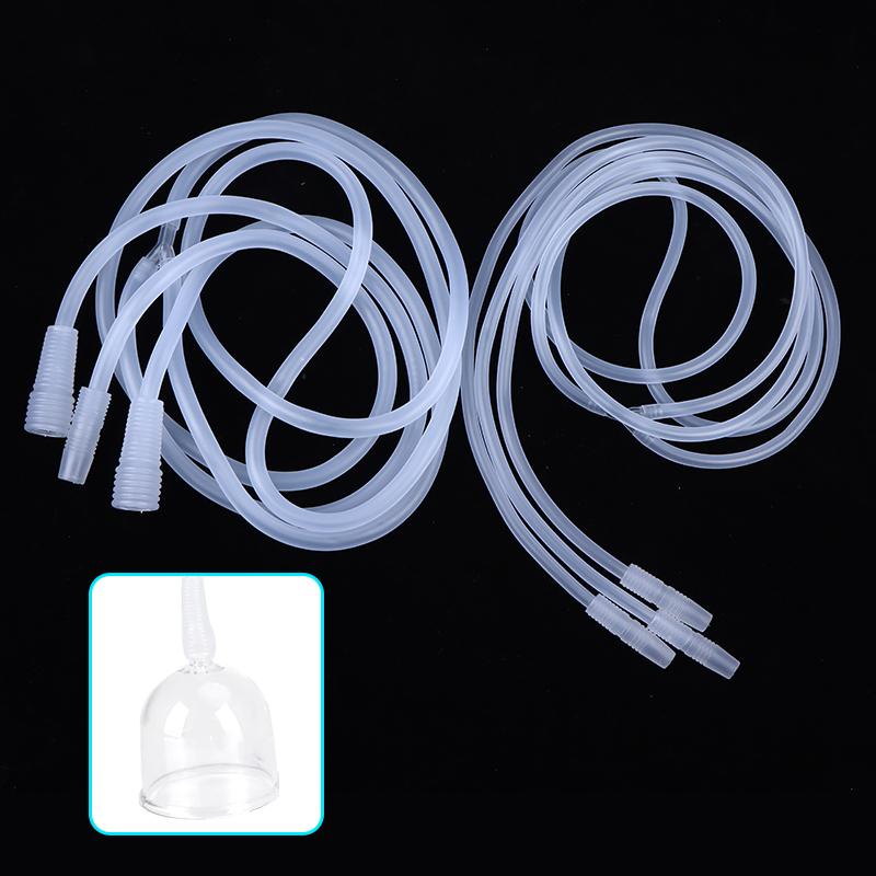 Vacuum Therapy Machine Accessories Silicone Y-Type Hose Tubing Clear Silicone Vacuum Tube Buttocks Lift Therapy